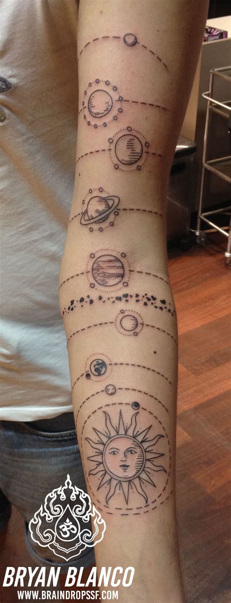 Can you believe this was my first time at 99 ranch market? Bryan Blanco | Tattoo | Tattoos | Solar System | Linework | San Francisco | Bay Area | Planet ...