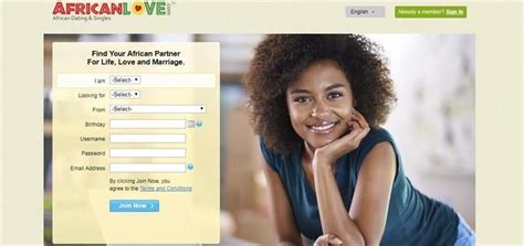 Most of these african dating sites are prompted to enter. AfricanLove has been said to be a fast-growing African ...