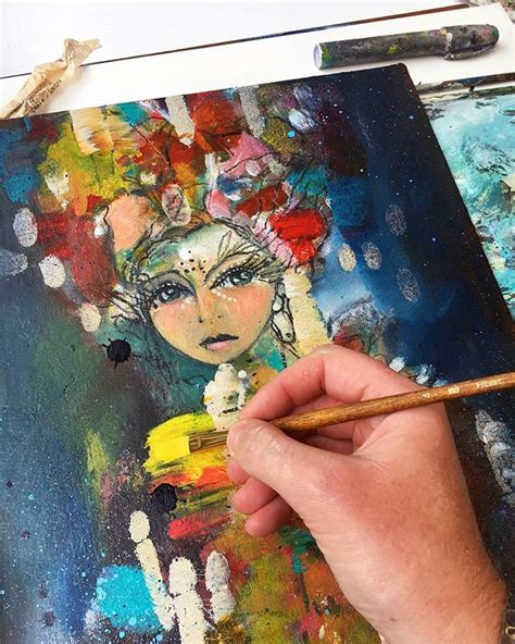 Adding layers to this painting... another sort of shape ...