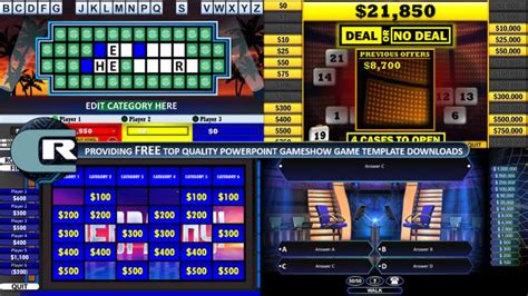 A scorekeeper at the bottom of the game makes it easy to keep track of how everyone. Download the best FREE PowerPoint games! Jeopardy, Family ...