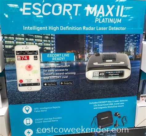 In giving both manufacture details and real world test results. Escort Max II Platinum Radar Detector | Costco Weekender