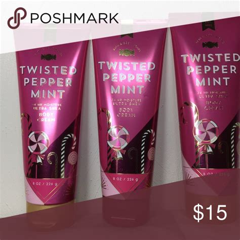 Any way you slice it, you're amazing. Bath & body works 3 Twisted Peppermint Body cream | Body ...