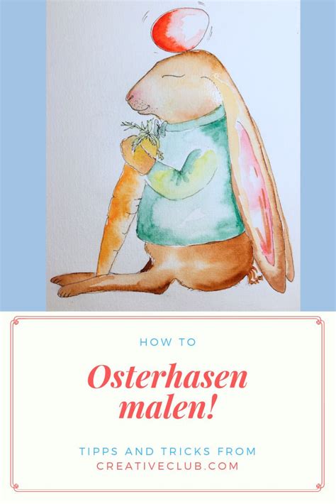 Osterhase malen und zeichnen malvorlagen & zeichenvorlagen. Watercolor: Osterhasen zeigen tolle Worklife-Balance ...