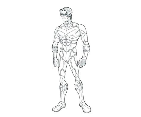 Red coloring pages are great practice for preschool and kindergarten kids. Nightwing Coloring Pages at GetColorings.com | Free ...