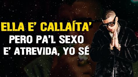 Todos te quieren probar lo que no saben es que no te dejas llevar de cualquiera y todos te quieren probar lo que no saben es que hoy yo te voy a buscar. Callaita - Bad Bunny (LETRA) - YouTube