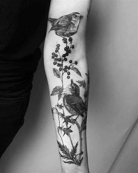 It should be personal and meaningful to oneself, so the moment another's input comes into perhaps you feel inspired by a particular artist and would like to have a recreation of their work tattooed somewhere on your body. Good Morning everyone ️ ️ have a wonderful weekend • • • • • #naturetattoos#naturetattoo#birds ...