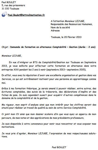 Vous trouverez également sur ce lien, un modèle de lettre de motivation plus généraliste. Lettre de motivation apprentissage ecole d'ingenieur ...