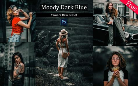 Open your image in photoshop. Download Moody Dark Blue Camera Raw Presets for Free | How ...