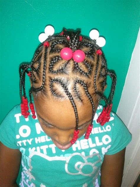 Several girls might like to have the side braid to remain flyaway's out of their face, which may be distracting. Like my work get n touch!! | Lil girl hairstyles, Little ...