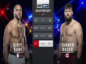 Cyril gane profile, mma record, pro fights cyril gane talks about returning from injury for his ufc 253 matchup with shamil abdurakhimov and. Cyril Gane vs Tanner Boser II Upcoming Fight UFC Fight ...