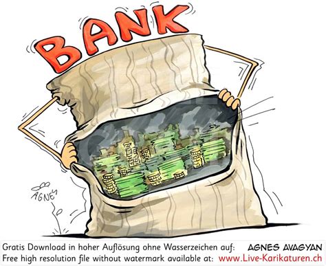 Für besondere verwendungszwecke bieten die banken spezielle darlehen an. Bank Geld Kredit Geldspeicher — Agnes Karikaturen ...