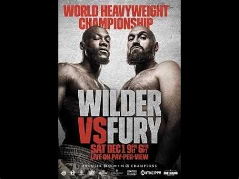 What's the wilder vs fury fight card? Boxing News (Wilder vs Fury card) - YouTube