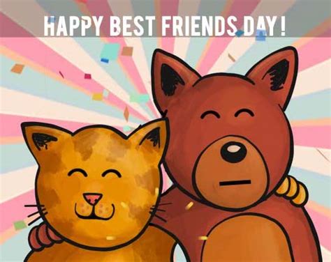 Celebrating best friends day is just one of the ways you can acknowledge your awesome sidekick a best friend is the person who you would even share your last cookie with (now that's friendship!). Celebrate Best Friends Day. Free Happy Best Friends Day ...