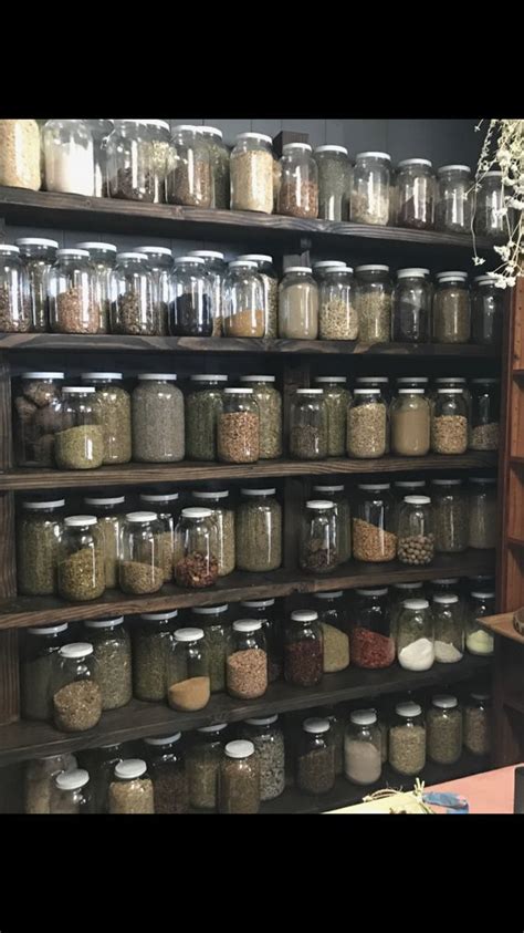 Kitchen cabinets suppliers serving southern california. The Crooked Path - Burbank, CA | Wall spice rack, Glass jars, Kitchen cabinet storage