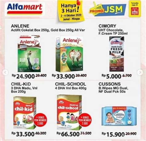 Promo jsm alfamart hadir untuk memenuhi kebutuhan harian dengan menyuguhkan beragam diskon alfamart untuk belanja. Promo JSM Alfamart hari ini, diskonan weekend 3 Oktober 2020!