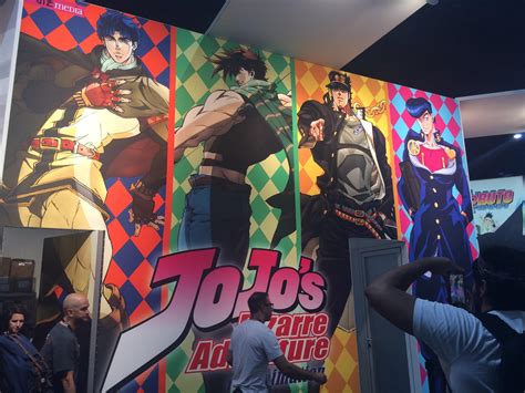 Full length video available from california. Huge Jojo display at the front of Viz Media @San Diego ...