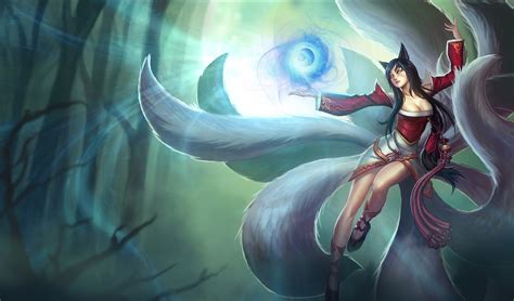 Vamos a jugar roblox juegos de lol sorpresa! Fondos de Pantalla 1920x1130 League of Legends Ahri Juegos Fantasía Chicas descargar imagenes