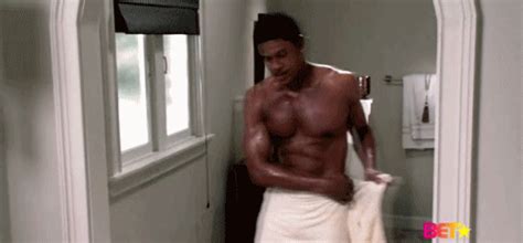 Shower guy gives away a golden shower. The Many Faces of Ray Donovan's Pooch Hall