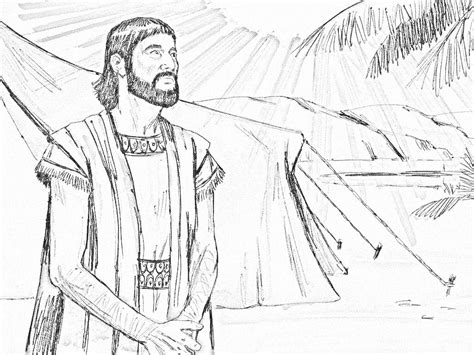 Isaac & abimelech the battle of the wells. Wells, Wells, and More Wells - Coloring Page