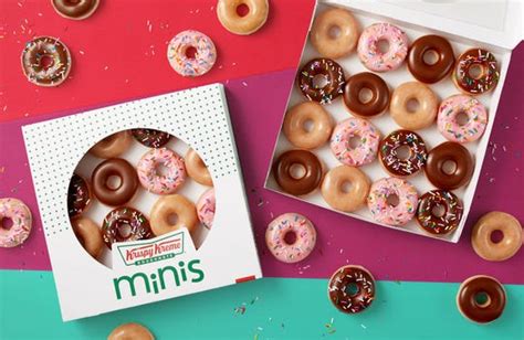 4 mini original krispy kreme glazed donuts = $3.49usd; Krispy Kreme hopes free mini doughnuts will help you keep ...