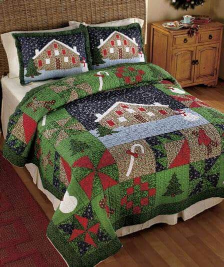 Puoi acquistare copriletti invernali o estivi per aumentare il caldo della giusta intensità. Patchwork natalizio | Patchwork natalizio, Camera da letto natalizia e Copriletto