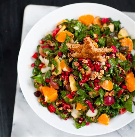 Best jello salads for christmas from christmas jello salad ring recipe from tablespoon.source image: Christmas Tree Salad. Pomegranate. Pecans. Raw Chard ...