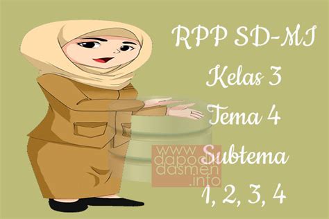 Dimana masing masing semester terbagi atas 4 tema di semester 1 dan 4 tema di semester 2. RPP Kelas 3 Tema 4 Subtema 1 2 3 4 Revisi Terbaru