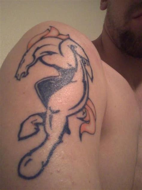 Will most definitely be a life long customer.. Denver Bronco tattoo | Denver broncos tattoo, Denver ...