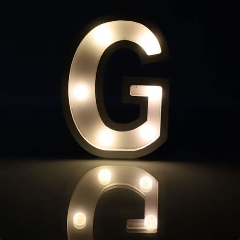 ✓ lieferung in 24h ab lager ✓ 100 tage rückgaberecht ✓ kostenlose rücksendung. Light Up LED Letter Marquee Alphabet Lights Wedding/Party/Sign Decor G ...