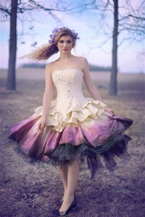 < image 1 of 15 >. Ombre Wedding Dress - Steampunk Fairytale Gown - Moon ...