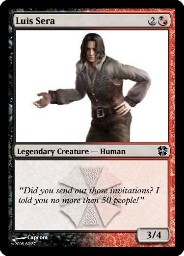 You decide where to go, whom to hire or to fight, what contracts to take and how to train and equip your men in a procedurally generated open world campaign. Luis Sera Magic Card by korito on DeviantArt