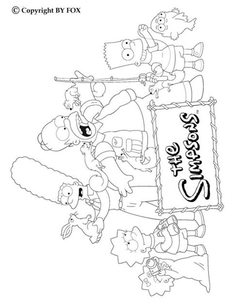 Papa homer, mom marge, children bart, lisa and maggie invariably delight the audience and cause laughter. 28 Best Simpsons Coloring Pages for Kids - Updated 2018 ...