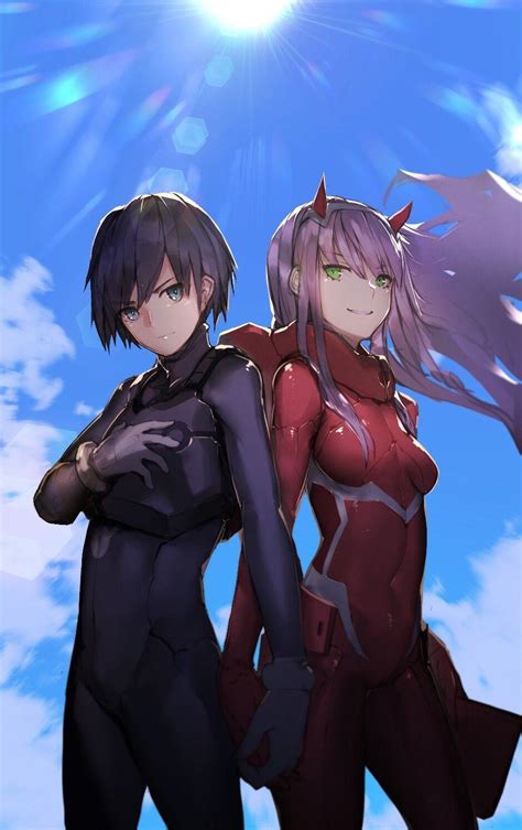 Darling in the franxx | zero two for wallpaper engine on steam.let's say thanks to the author for creating live wallpapers in the steam workshop.youtube. Hiro And Zero Two Wallpapers - Wallpaper Cave