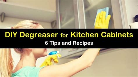 Only keep out small appliances you use frequently. 6 DIY Degreaser Recipes for Kitchen Cabinets in 2020