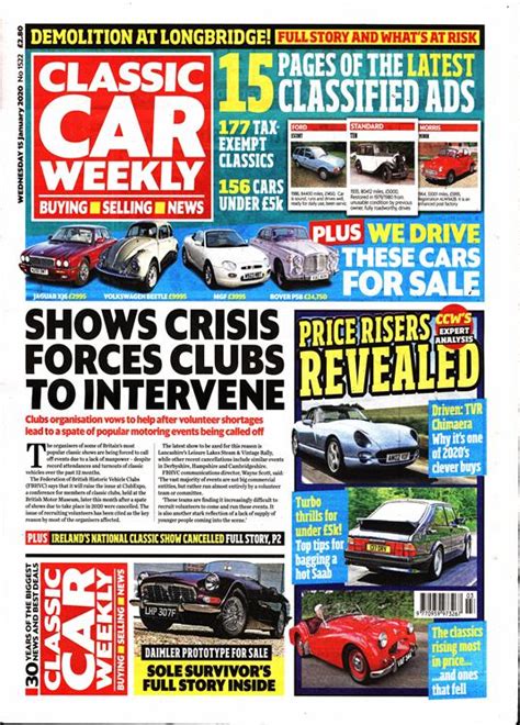 Classic Car Weekly Magazine Subscription | Buy at ...