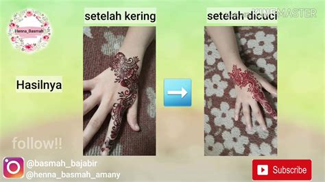 Gambar lukisan inai di tangan simple balehenna. Tutorial henna simple untuk anak-anak|| basmah amany - YouTube