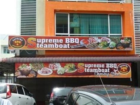 If you look at the steam pressure gauge you will see that steam pressure jumps between 120 and 140 psig (8.3 to 9.6 bar) on every engine stroke. Supreme BBQ Steamboat, Kuching - Restaurant Reviews, Phone ...