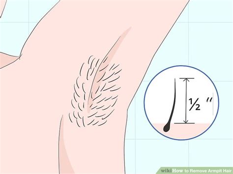 Wet your armpits with warm water. 5 Ways to Remove Armpit Hair - wikiHow