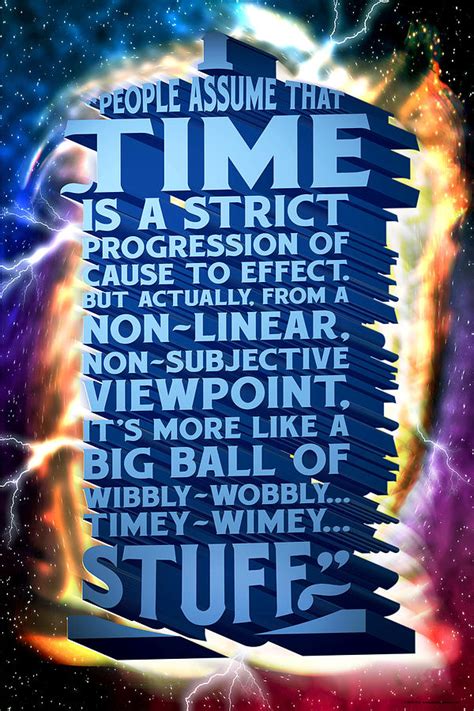 These stylish doctor who hard covers are designed for the iphone 4. Wibbly-Wobbly Stuff - Doctor Who Quote - Pop Culture Digital Art by Vertigo Creative