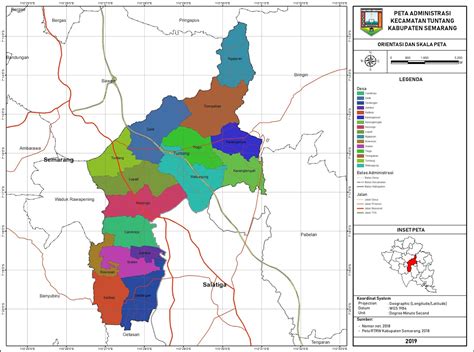 Blitar pertama dibawah ini merupakan peta administrasi. Peta Administrasi Kecamatan Tuntang, Kabupaten Semarang ...