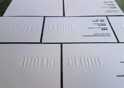The standard size for business cards in the nz is 85 x 55mm. Embossed Business Cards New Zealand | Pinc
