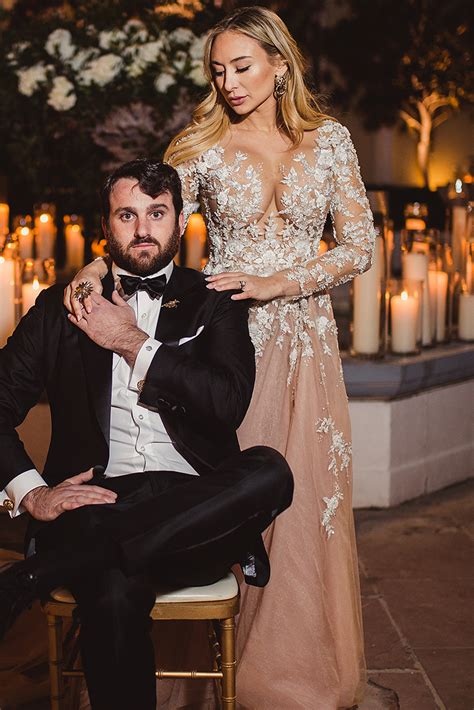 There are so many great wedding dress designers and we have. Reagan Charleston's Stunning Pink Nude-Illusion Wedding ...