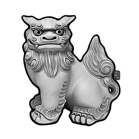 Fu dog clip art royalty free gograph. Fu Dog Drawing | Free download on ClipArtMag