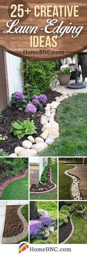 Modern block driveways have coloured gravel beds with some greenery along the edge to give it a contemporary overal finish. 25+ Unique Lawn-Edging Ideas to Totally Transform Your ...