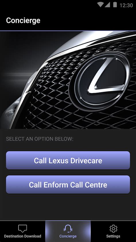 Mobile usage at user's cost. Lexus Enform - Android Apps on Google Play