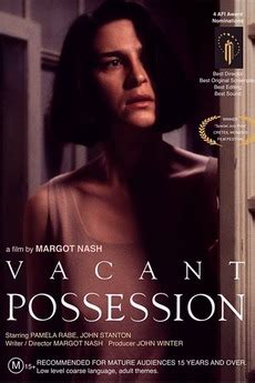 How to use vacant possession in a sentence. ‎Vacant Possession (1995) directed by Margot Nash ...