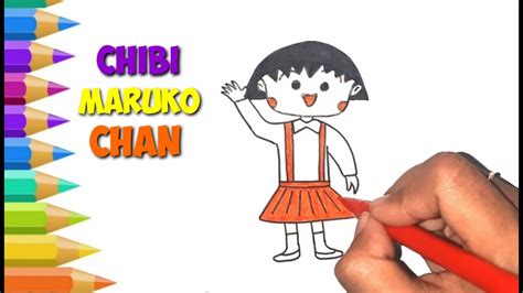 Belajar menggambar kartun berpendar langkah demi langkah! Menggambar kartun CHIBI MARUKO CHAN - YouTube