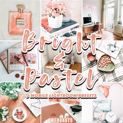 Lightroom presets desktop & mobile. 5 Lightroom Mobile Presets Bright and Pastel Instagram ...