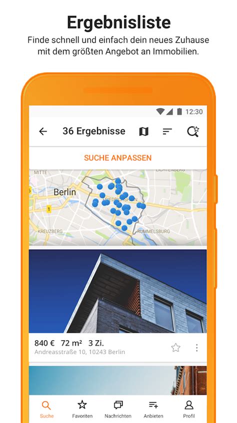 Auch stellplätze für wohnwagen und andere fahrzeuge sowie garagen werden über das portal angeboten. ImmobilienScout24 - Wohnungen, Häuser & Immobilien ...