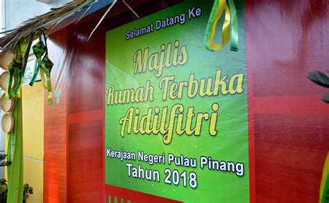 Portal rasmi kerajaan negeri pulau pinang. MAJLIS RUMAH TERBUKA AIDIL FITRI KERAJAAN NEGERI PULAU ...